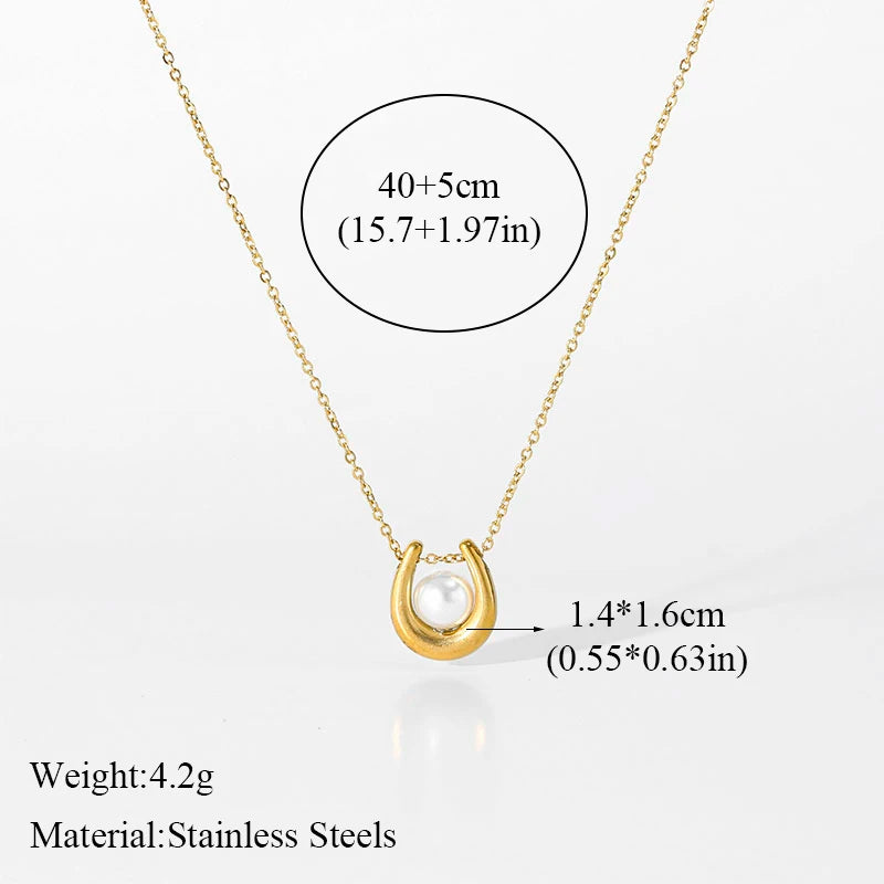 GANEMLY 316L acier inoxydable larme carré strass pendentif collier à la mode Simple cou chaîne étanche bijoux pour les femmes L’AURA