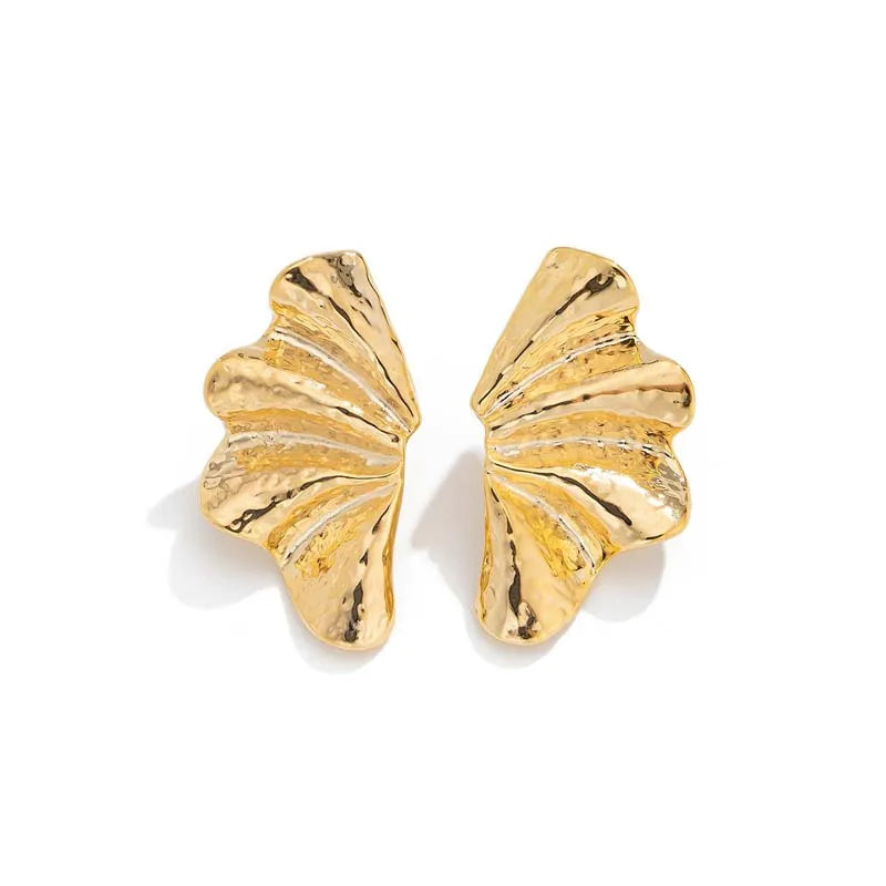 Boucles Pétale Vintage Irrégulières