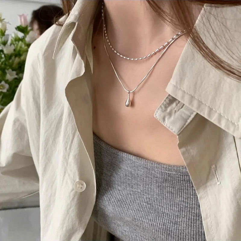 Collier Coquillage Minimaliste Argent 925 L’AURA