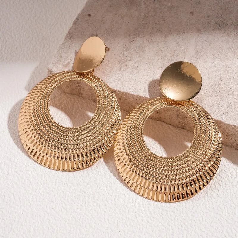Boucles Pendantes Cercle Creux
