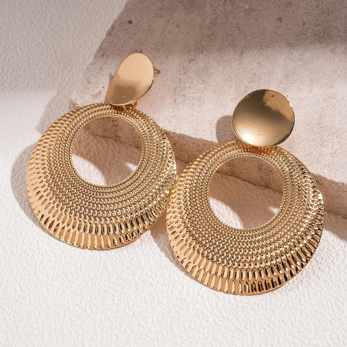 Boucles Pendantes Cercle Creux L’AURA