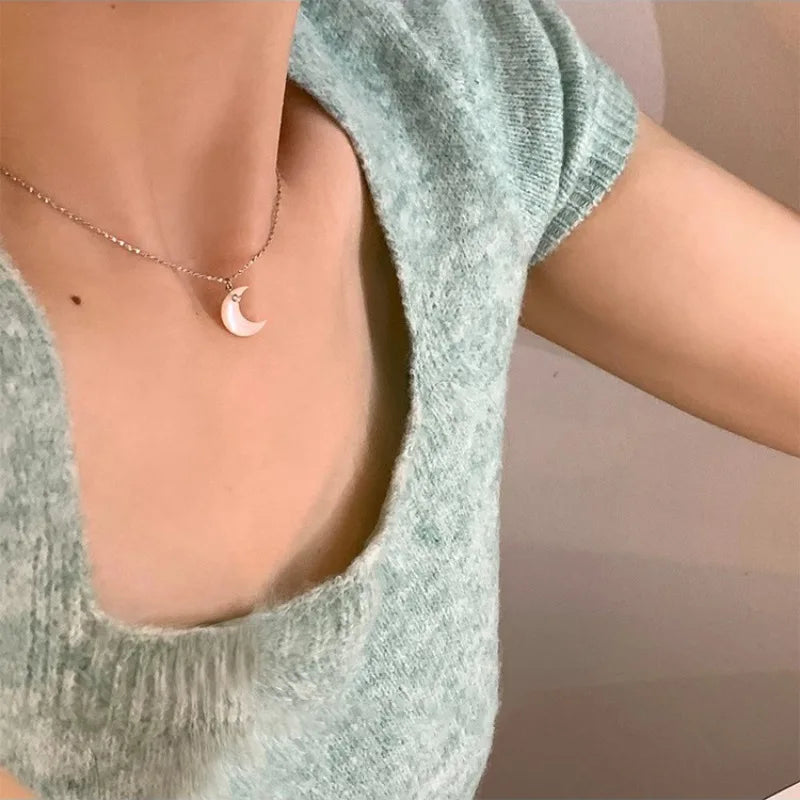 Collier Coquillage Minimaliste Argent 925 L’AURA