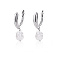 Boucles d'oreilles circulaires pour femmes, Vintage, Punk, rondes, baroques, en perles, en acier inoxydable, Clip d'oreille circulaire, bijoux cadeau Mujer L’AURA