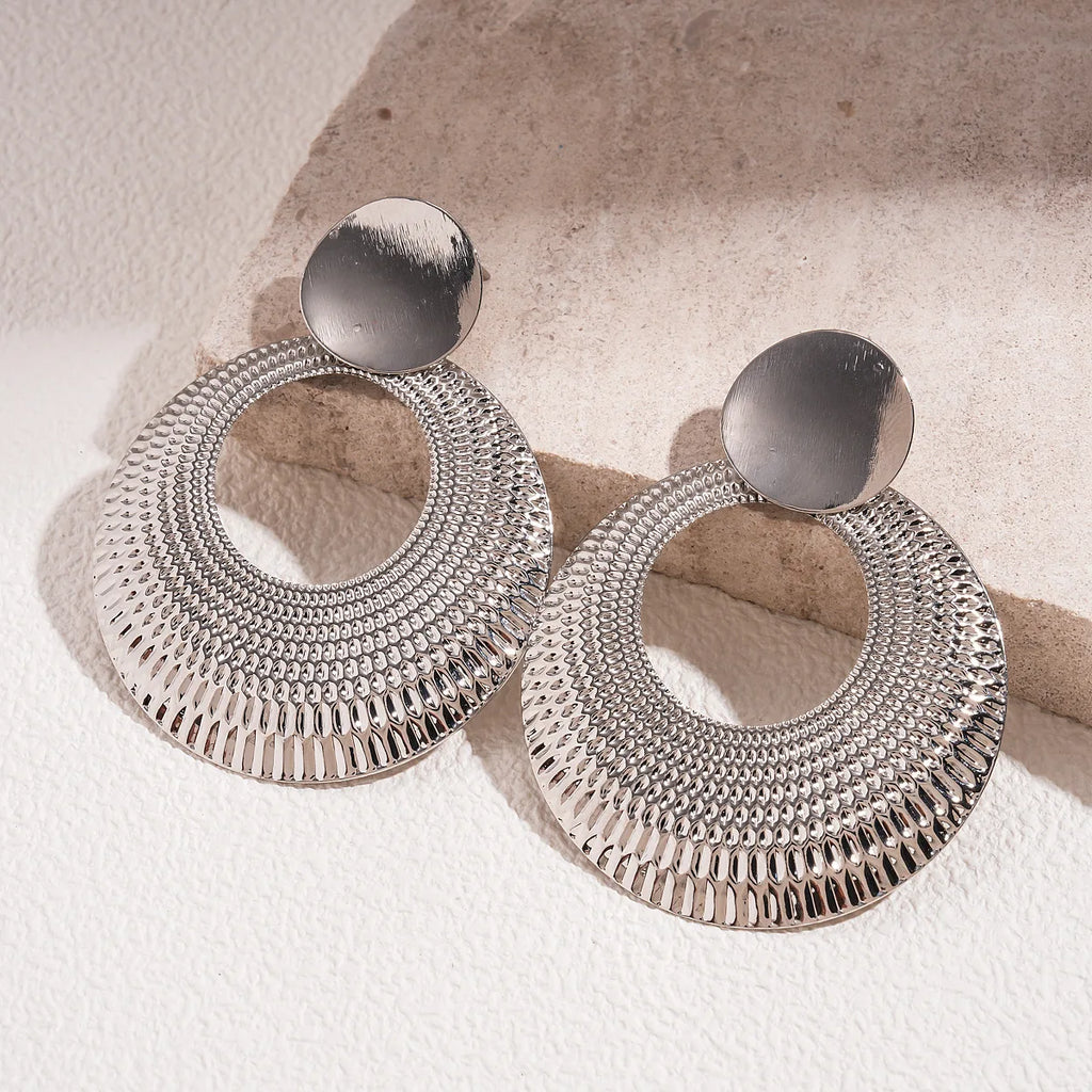 Boucles Pendantes Cercle Creux