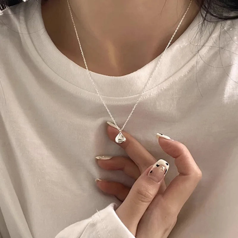 Collier Coquillage Minimaliste Argent 925 L’AURA