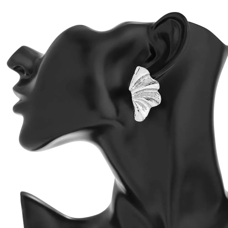 Boucles Pétale Vintage Irrégulières