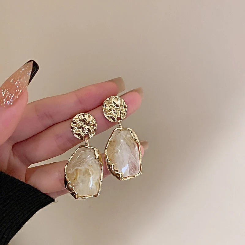 Boucles Résine Géométrique L’AURA