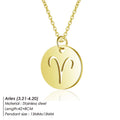Collier Pendentif Zodiaque Doré E-Manco Pour Femme