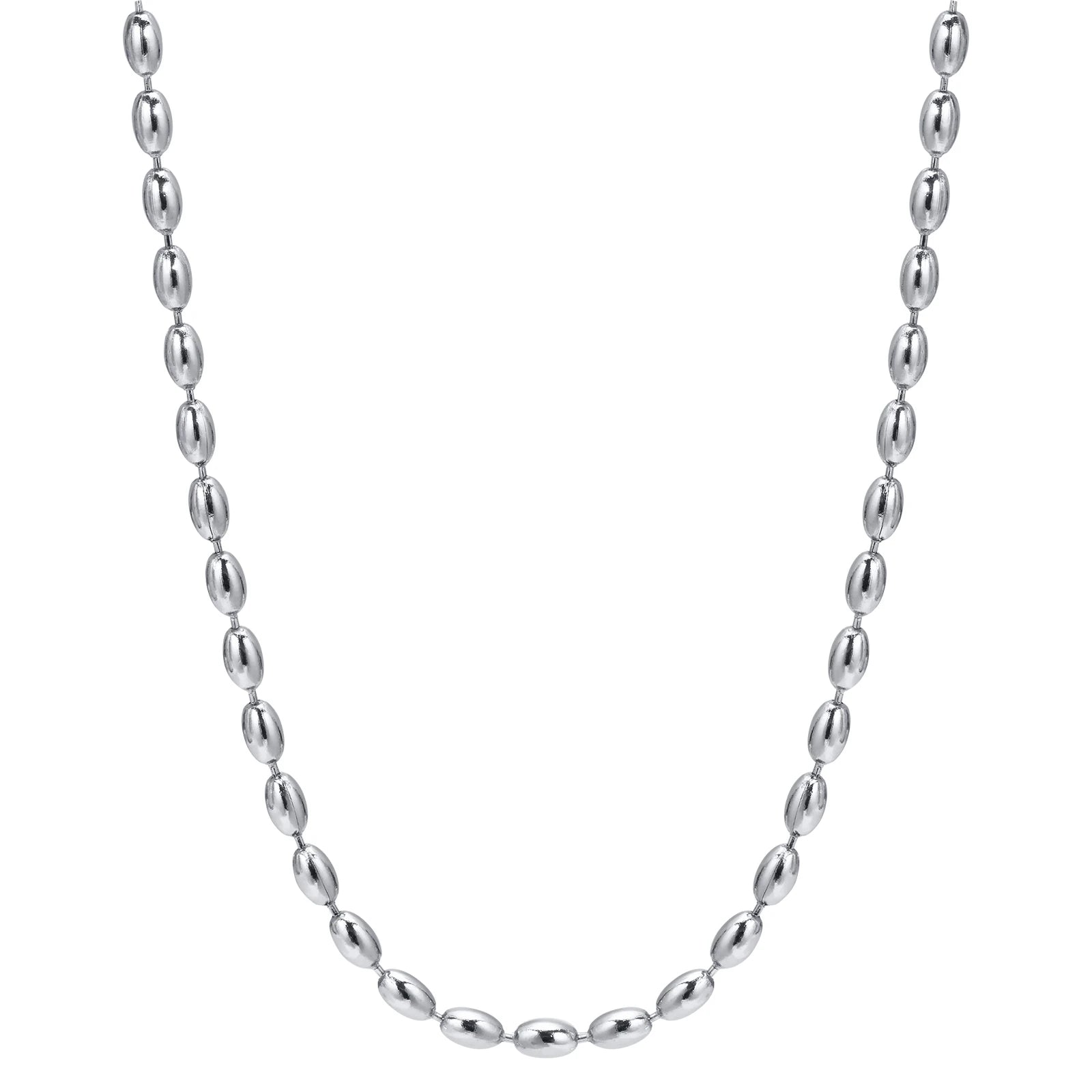 Vnox-Collier de la présidence pour femmes, collier en acier inoxydable, 18K Sweatshirts Gold Document, bijoux cadeaux pour filles, collier IkBeads JOChoker, ChimRugby L’AURA