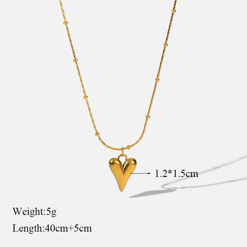 Collier Larme Strass Acier Inoxydable L’AURA