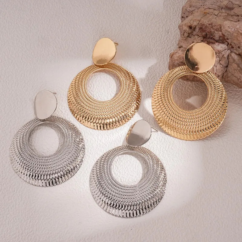 Boucles Pendantes Cercle Creux