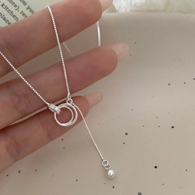 Collier Pendentif Géométrique Argent 925 L’AURA