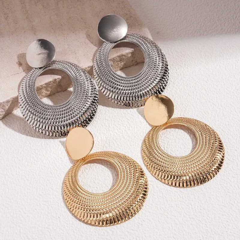 Boucles Pendantes Cercle Creux