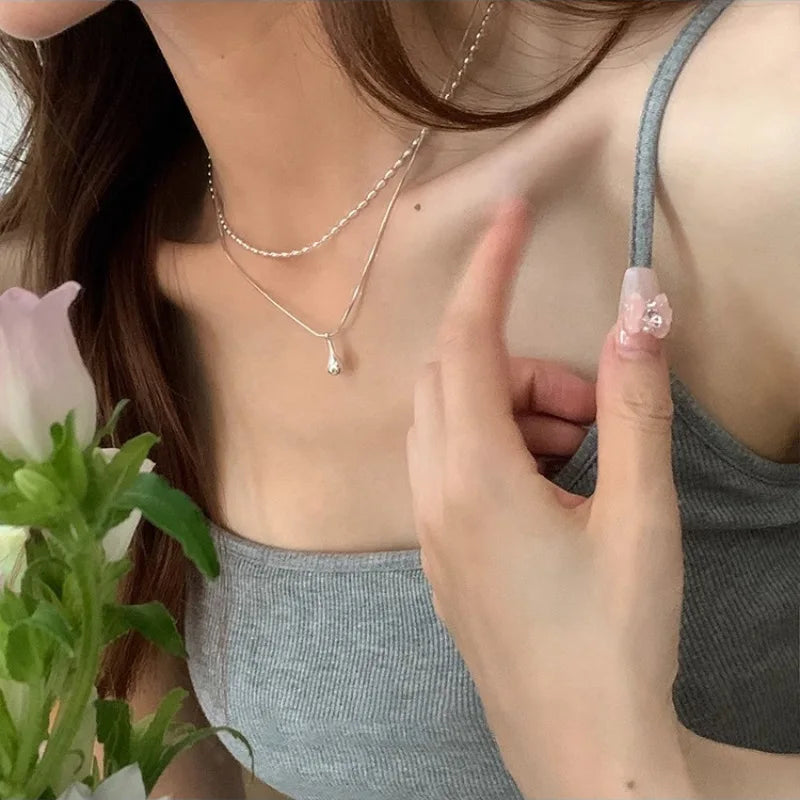 Collier Coquillage Minimaliste Argent 925 L’AURA