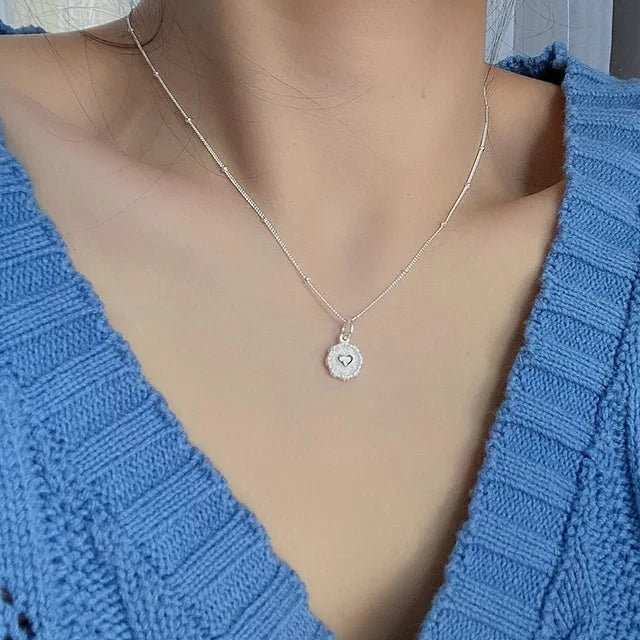 Collier Coquillage Minimaliste Argent 925 L’AURA