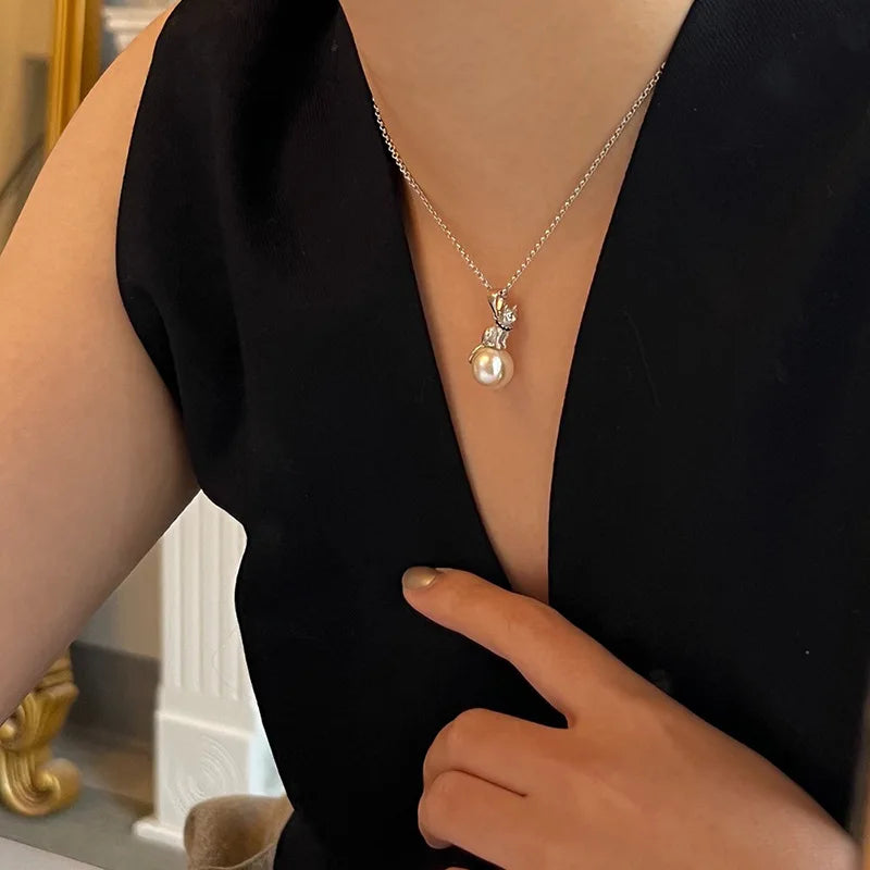 Collier Coquillage Minimaliste Argent 925 L’AURA