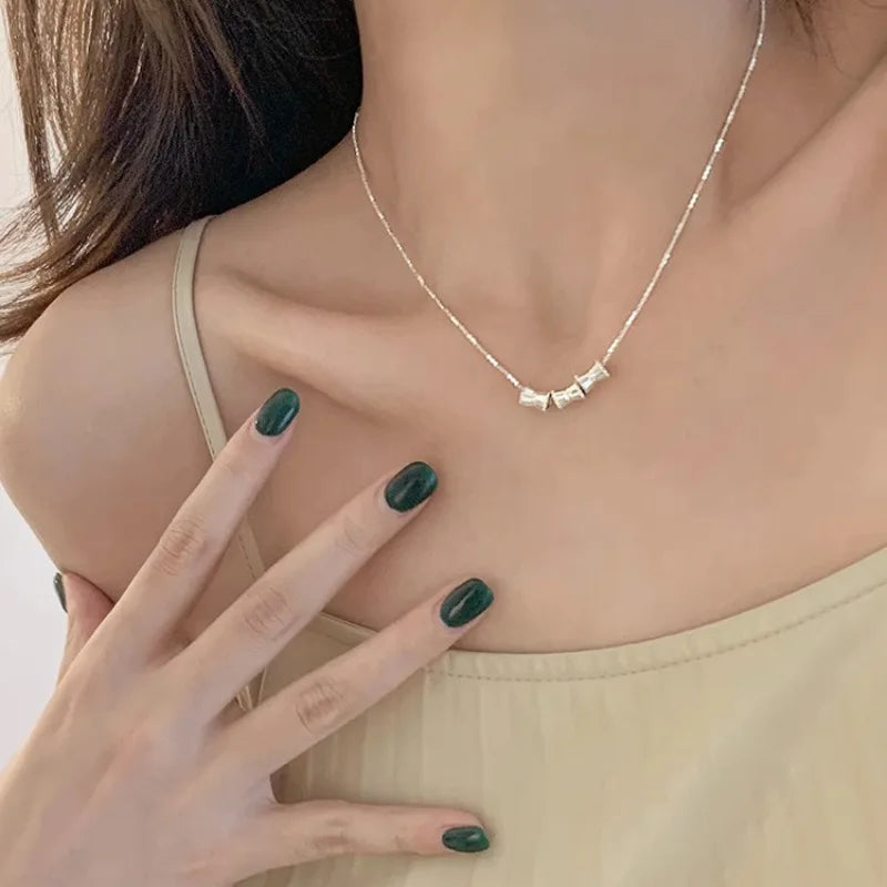Collier Coquillage Minimaliste Argent 925 L’AURA