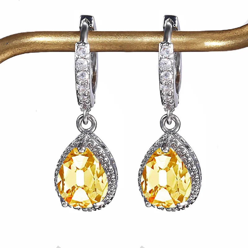 Boucles Tourmaline Paraiba Argent 925 L’AURA