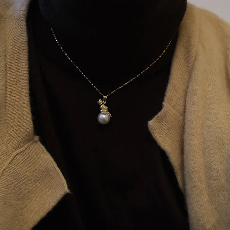 Collier Coquillage Minimaliste Argent 925 L’AURA