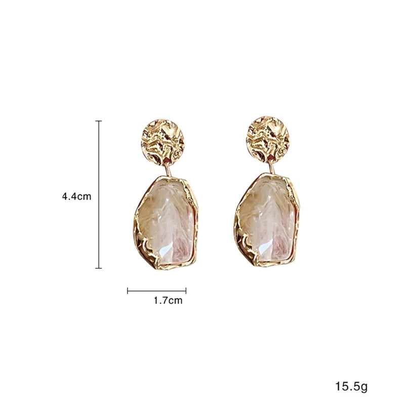 Boucles Résine Géométrique
