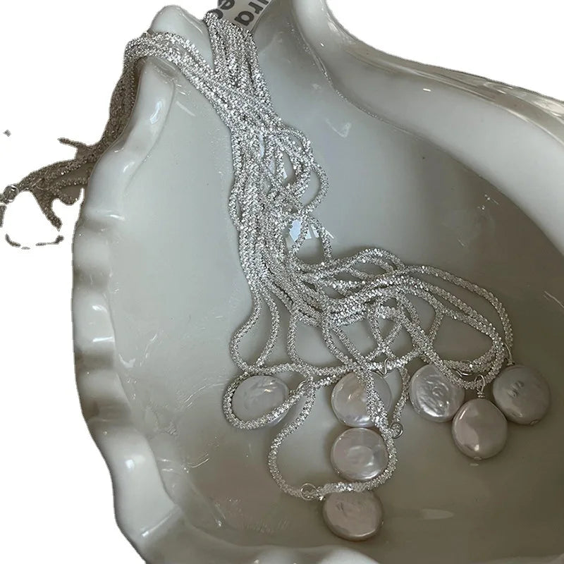 Collier Coquillage Minimaliste Argent 925 L’AURA