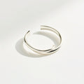 Bracelet Jonc Ouvert élégance - Argent